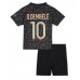 Paris Saint-Germain Ousmane Dembele #10 Barnkläder Tredje matchtröja till baby 2023-24 Kortärmad (+ Korta byxor) Billigt